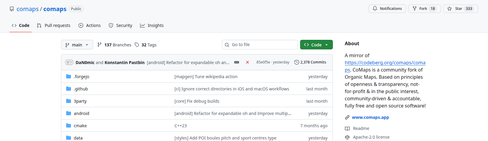 An example of a mirror to GitHub