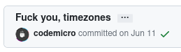 Fuck you, timezones